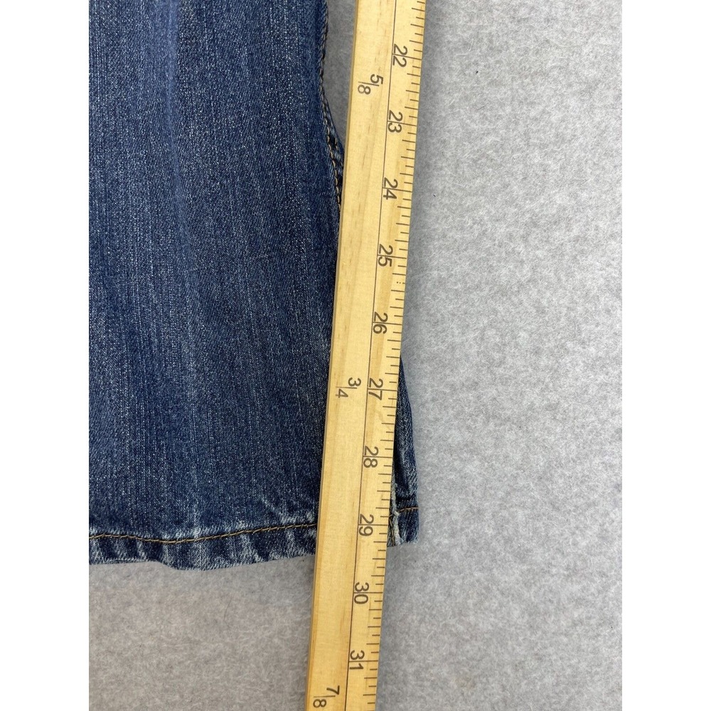 Levi's 505 Jeans Mens 29 Blue Regular Fit Western Rancher Cowboy Dark Wash 29x32 - Picture 12 of 13